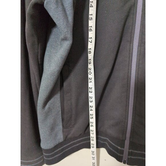 Calvin Klein Full Zip Jacket Mens XL‎ Black Gray Fleece Lined Casual Everyday - Picture 8 of 9